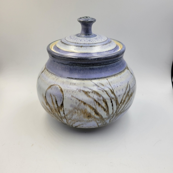 Vintage Other - Vintage Studio Art Pottery Lidded Canister Dish